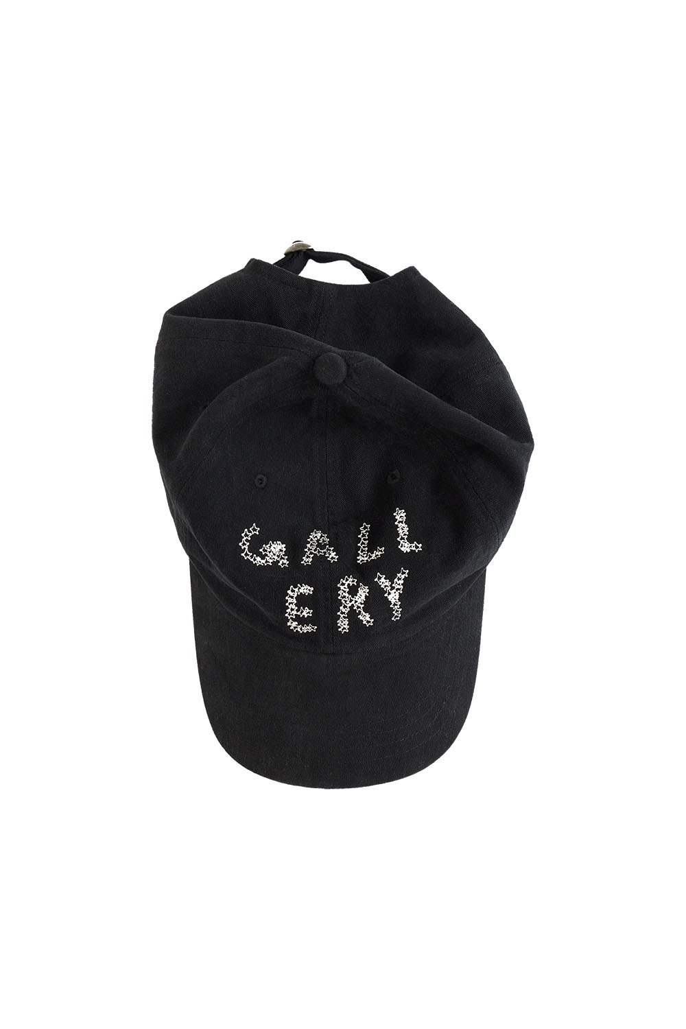 Gallery Embroidered Ball Cap - Black