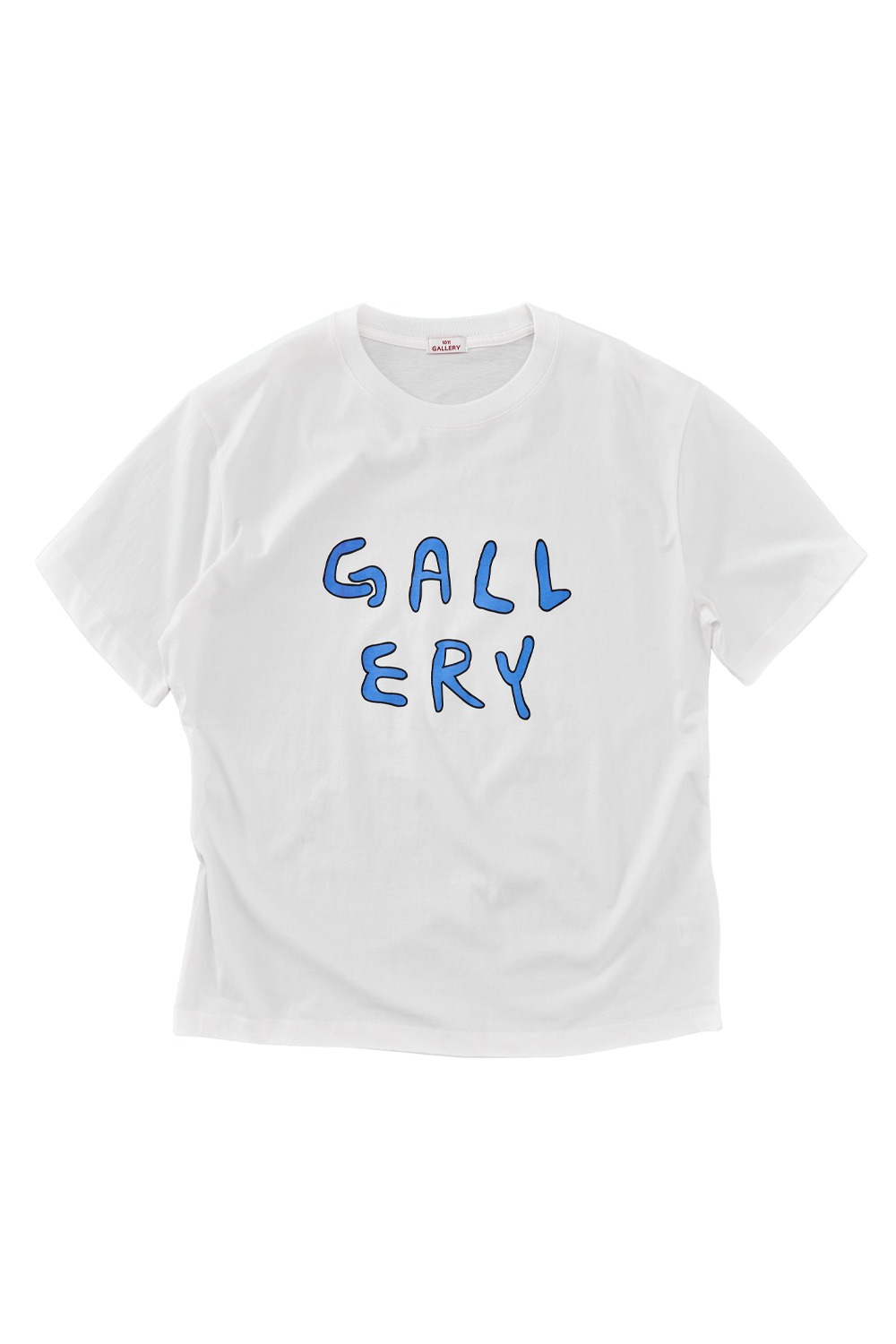 Gallery Stroke Logo T-Shirt-White