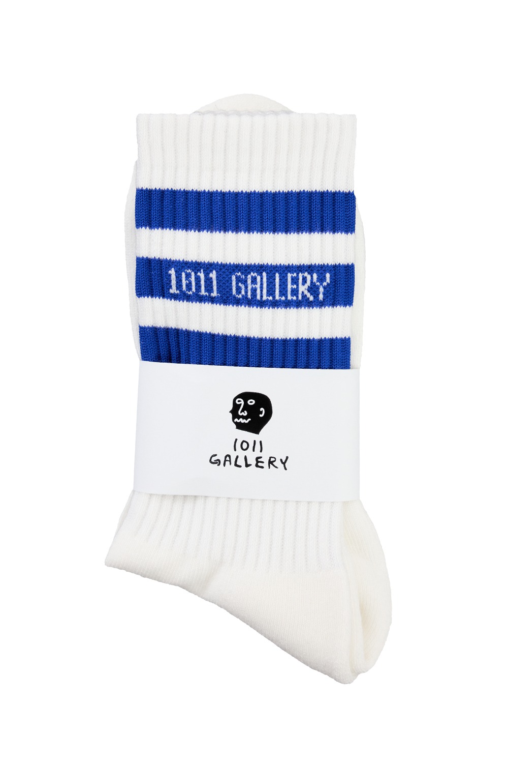 1011 Gallery Stripe Socks-Blue